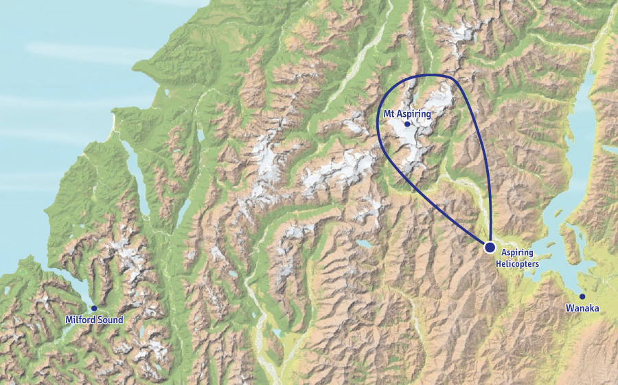 Mt Aspiring & Glaciers