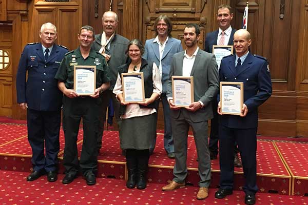 Award of recognition for Search and Rescue