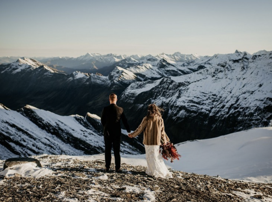 Fog Peak Wanaka Heli Wedding